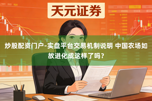 炒股配资门户-实盘平台交易机制说明 中国农场如故进化成这样了吗?