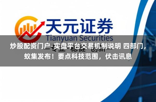 炒股配资门户-实盘平台交易机制说明 四部门,蚁集发布!要点科技范围,伏击讯息
